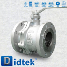 Válvula de bola de acero inoxidable de la válvula de bola del acero de carbón de Didtek de la alta calidad